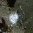 Zona del monte Giovo e del Lago Santo vista dal satellite